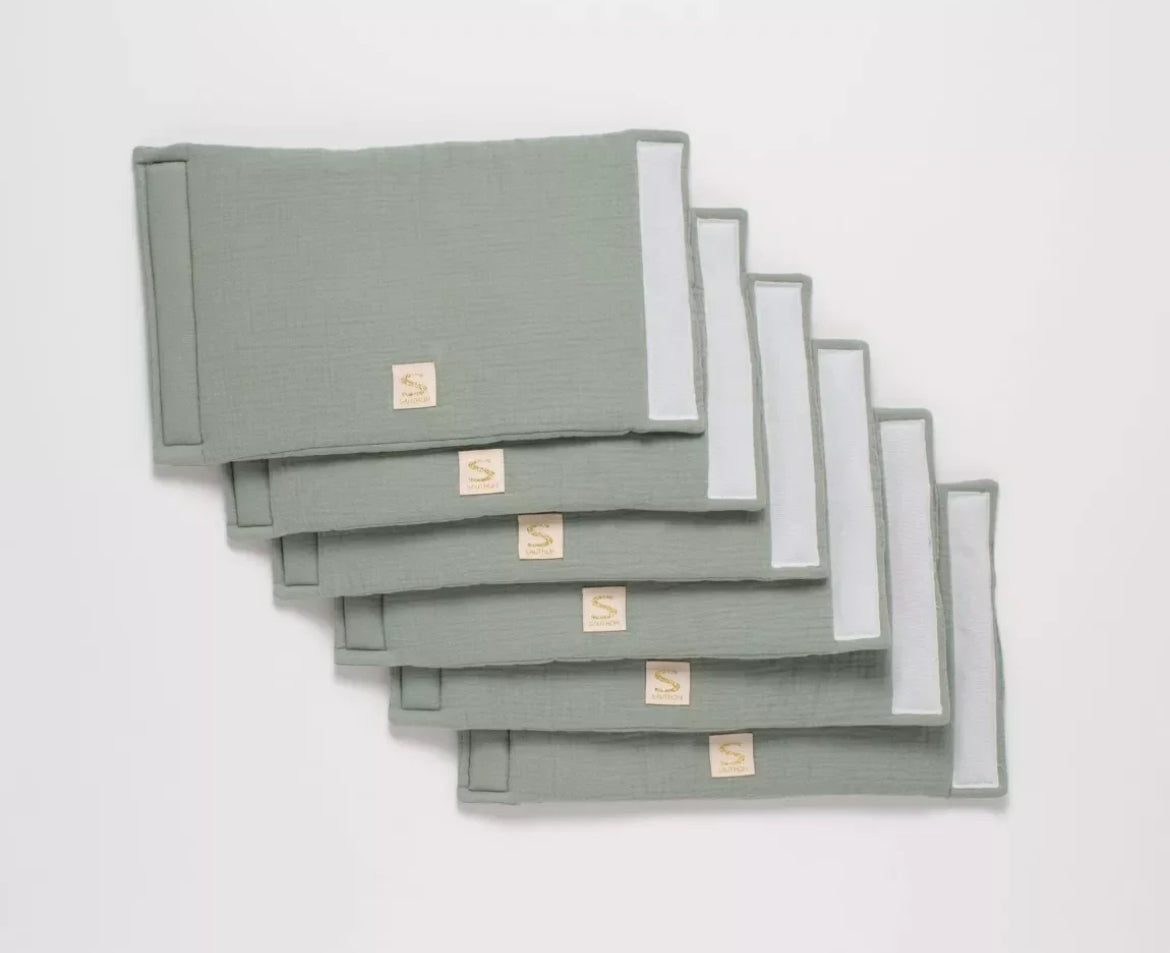 Protections de barreaux de lit en coton - UNI SAUGE BB Cigogne