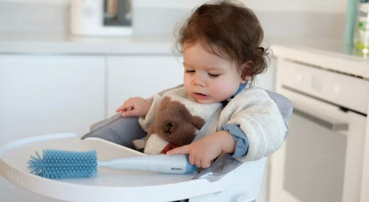 BEABA, Goupillon silicone BB Cigogne