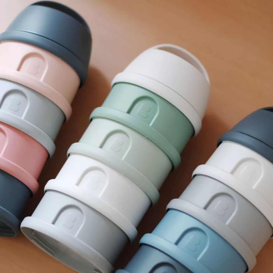 Boîte doseuse BEABA - BLANC/VERT SAUGE Beaba