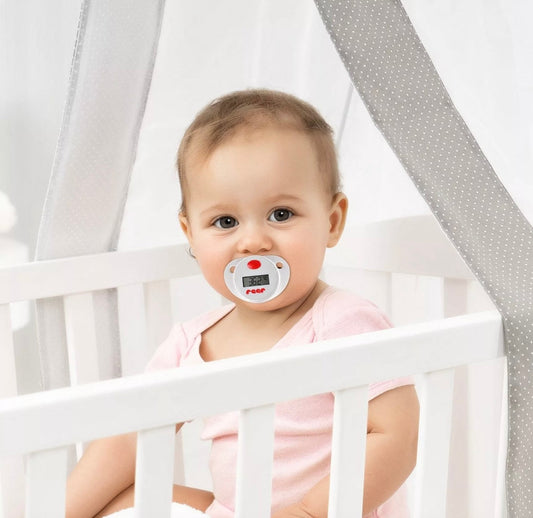 Thermomètre de fièvre sucette numérique BB Cigogne