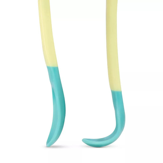 Lot de 2 cuillères à embout souple pour bébé BABOO®, 4 mois et plus - LAGOON FIESTA BB Cigogne