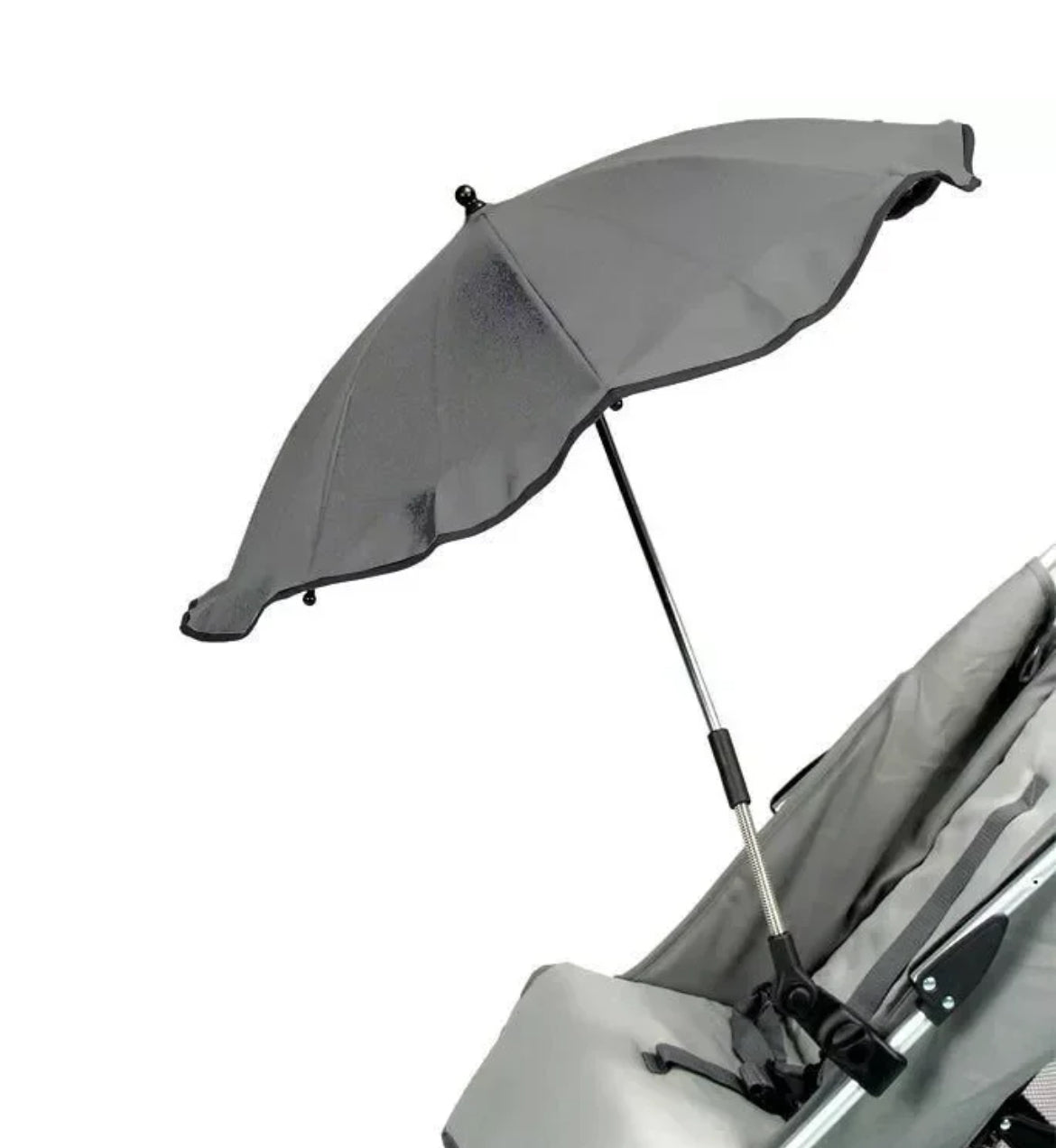 Ombrelle articulée universelle pour poussette - GRIS