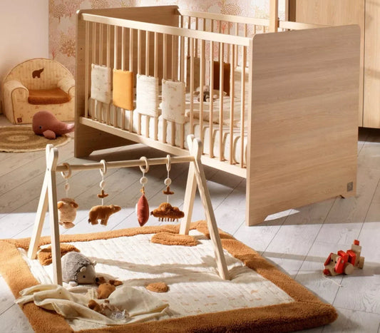 Arche d'éveil bois avec 4 jouets - ORSINO BB Cigogne