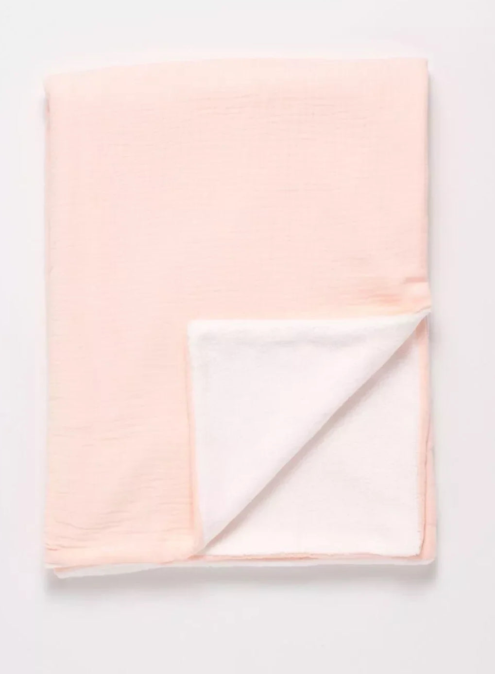 Couverture bébé en gaze de coton et polaire - PETALE BB Cigogne