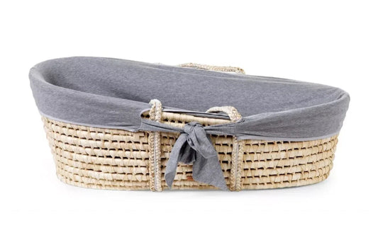 CHILDHOME, Panier moise + matelas + habillage jersey - GRIS BB Cigogne