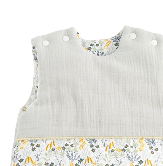 Gigoteuse ouatinée (Taille 0-6mois) - MOTIF VEGETAL PROMENONS NOUS Sauthon