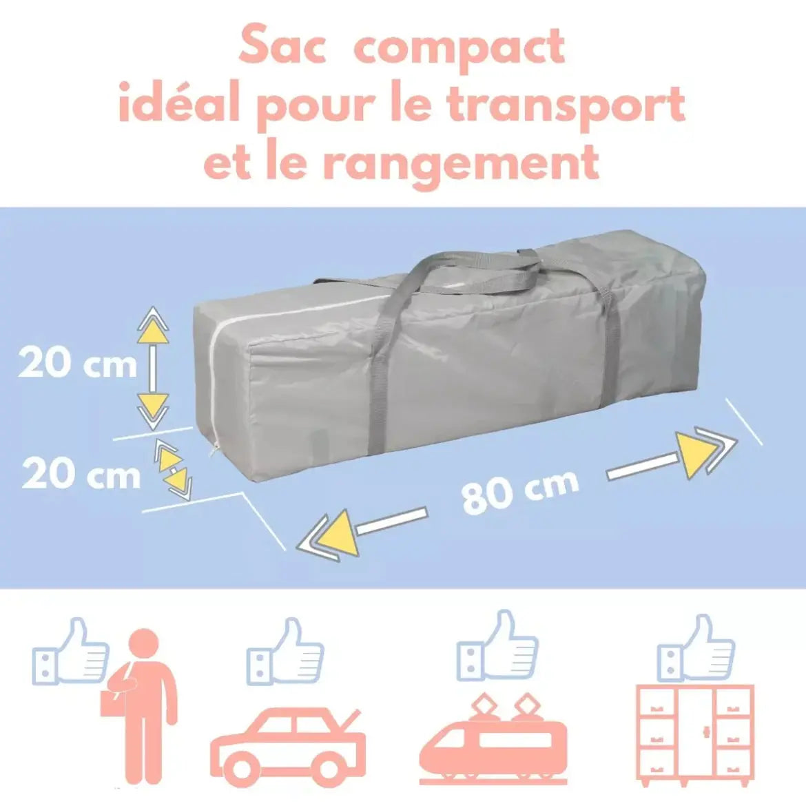 Lit pliant de voyage Looping