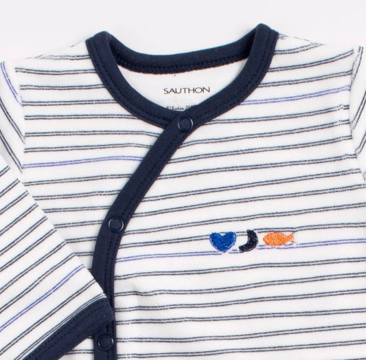 Pyjama bébé à rayures - BABY SAILOR Sauthon