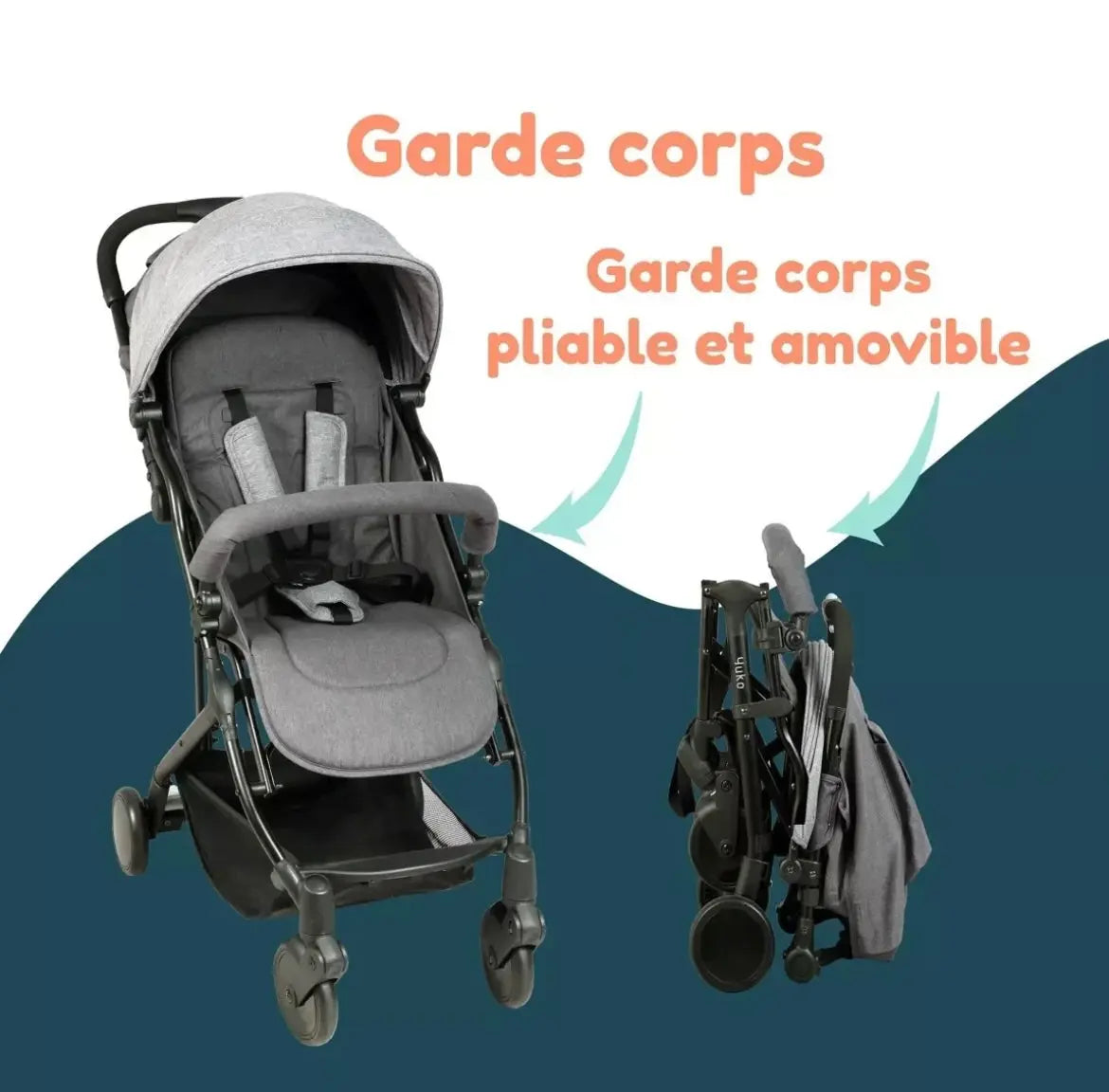 Poussette compacte - YUKO PLATINIUM Looping