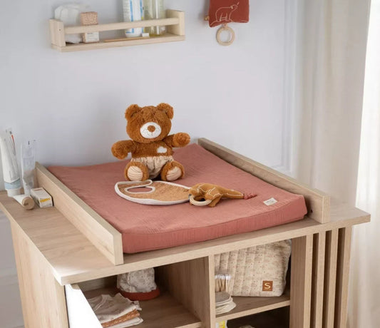 Hochet ours avec anneau en bois - MARRON ORSINO BB Cigogne