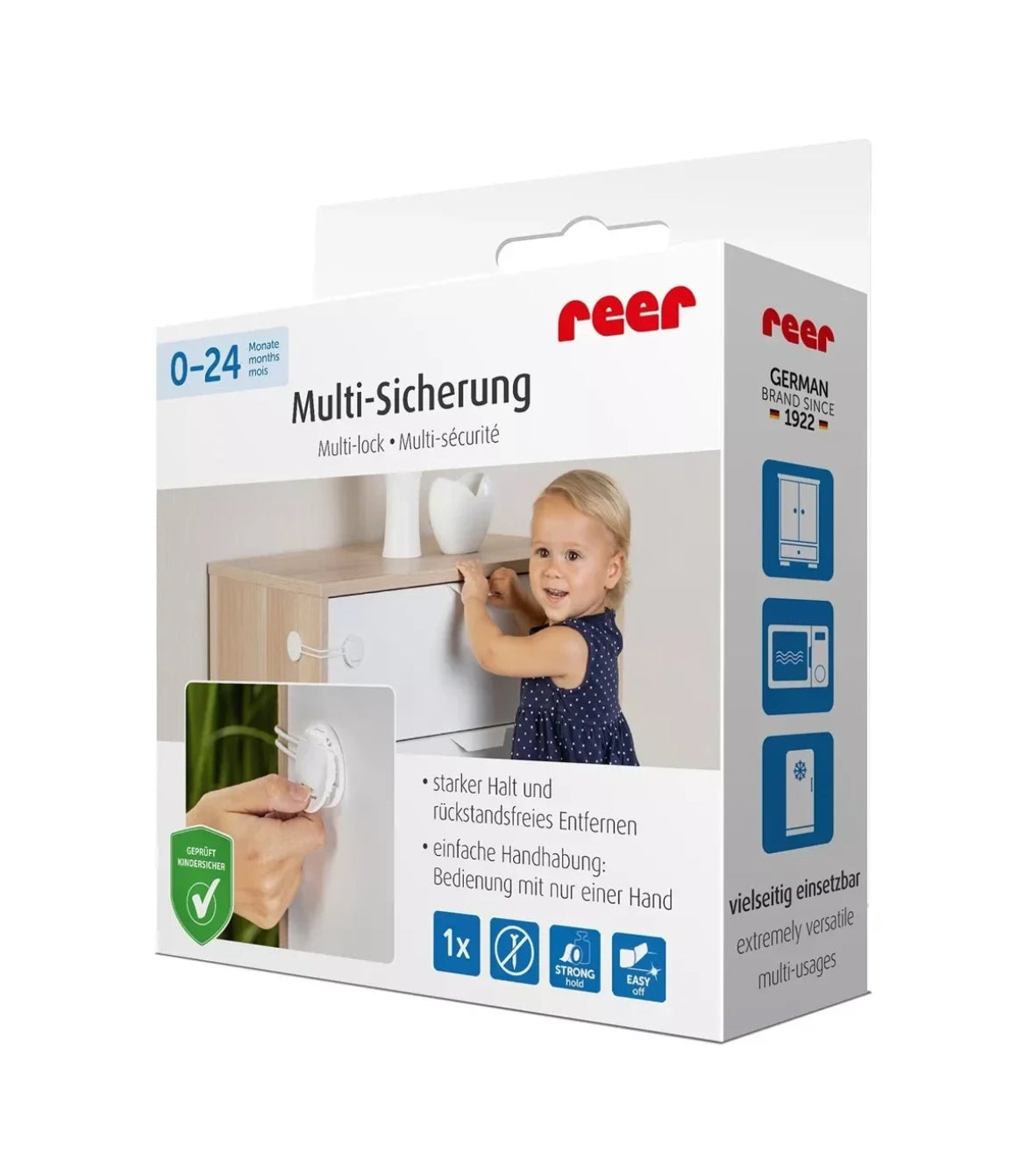 Pack économique multi-cadenas (x3 pièces) - BLANC Reer