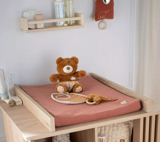 Peluche ours marron avec détails brodés - ORSINO BB Cigogne