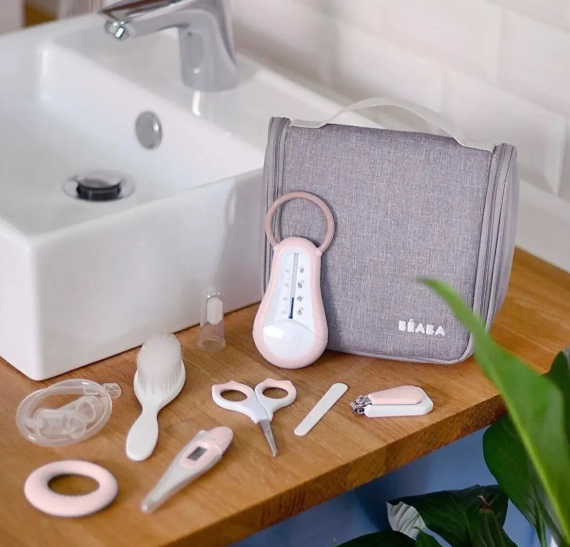 Trousse de soin et brosse BB Cigogne