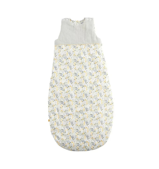 Gigoteuse ouatinée (Taille 6-24mois) - MOTIF VEGETAL PROMENONS NOUS BB Cigogne