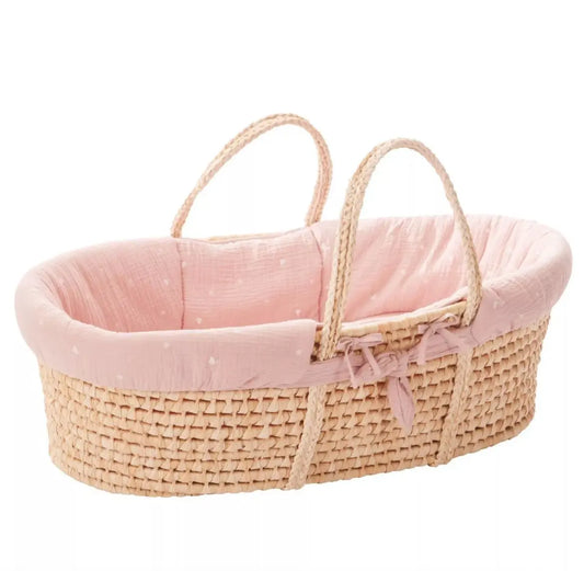 Couffin en osier - Rose COMBELLE