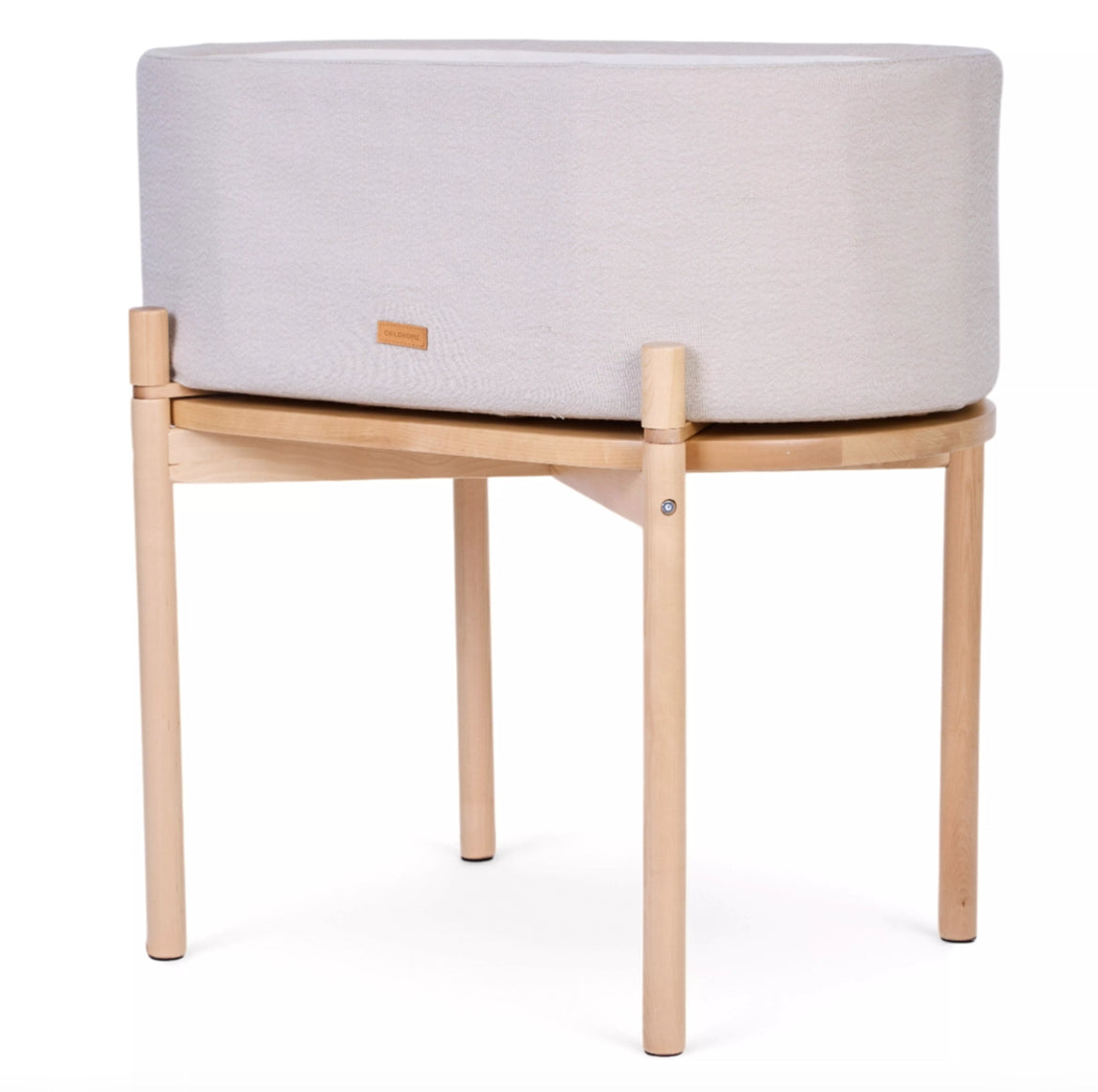 Nouveauté ! CHILDHOME, Berceau en lin - Beige BB Cigogne