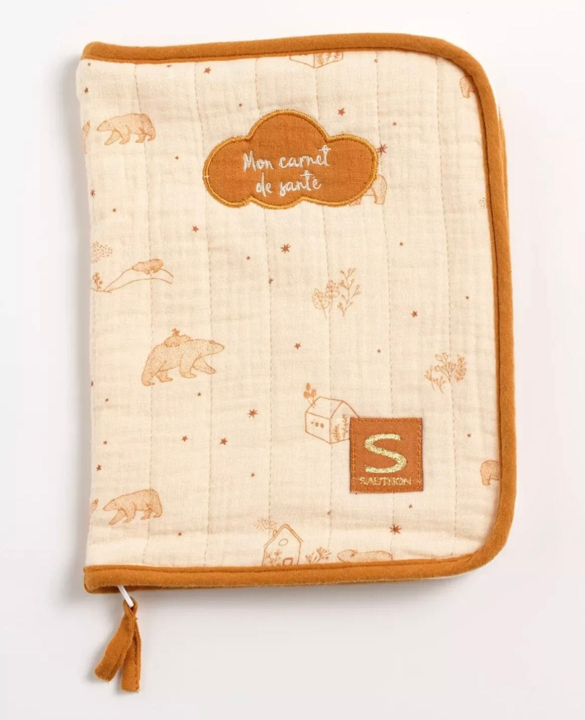 Protège carnet de santé en double gaze de coton - ORSINO