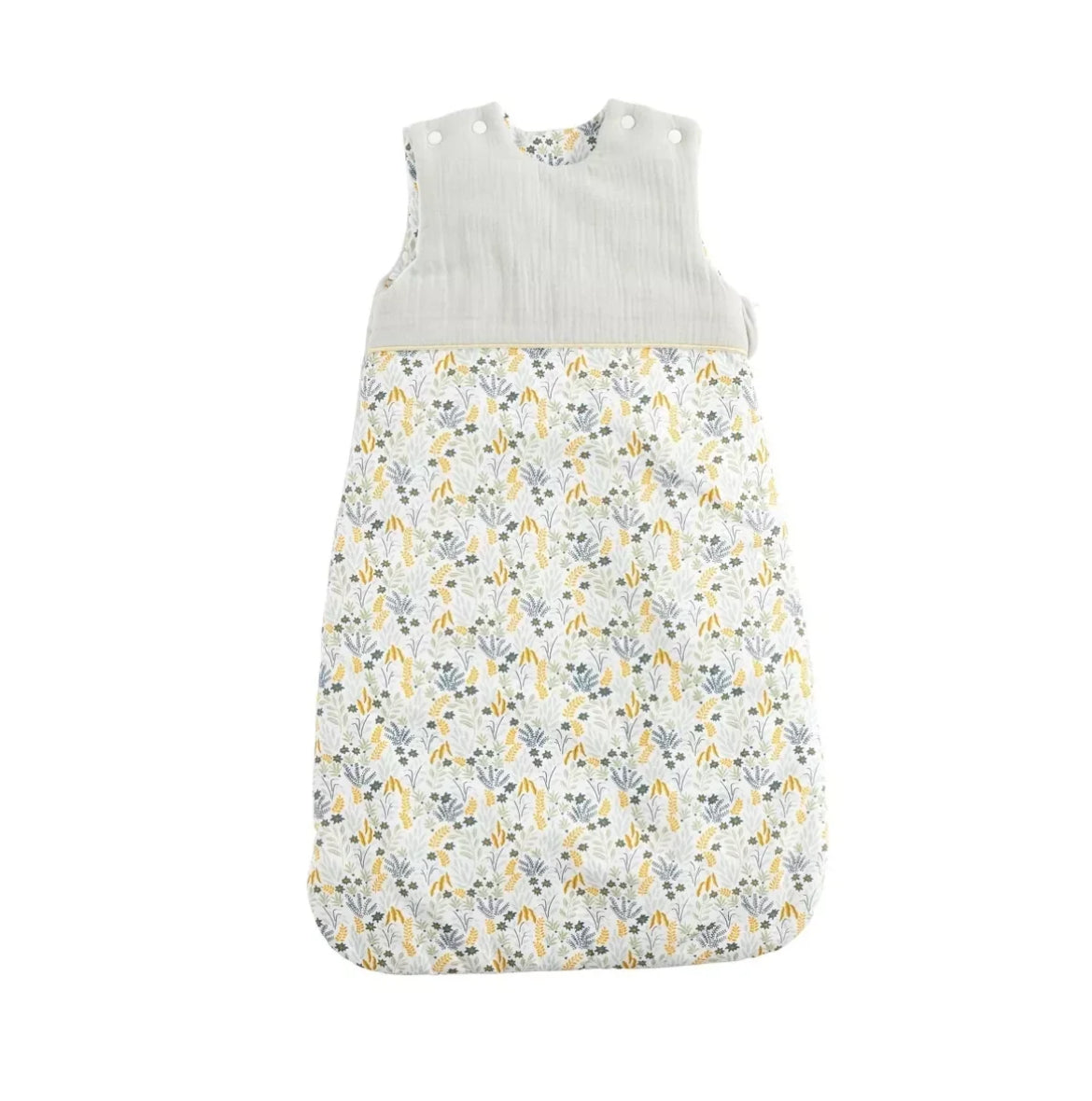 Gigoteuse ouatinée (Taille 0-6mois) - MOTIF VEGETAL PROMENONS NOUS BB Cigogne