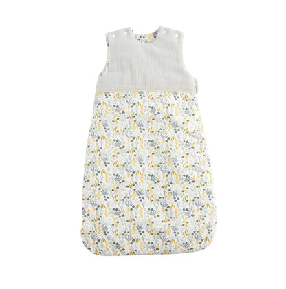 Gigoteuse ouatinée (Taille 0-6mois) - MOTIF VEGETAL PROMENONS NOUS BB Cigogne