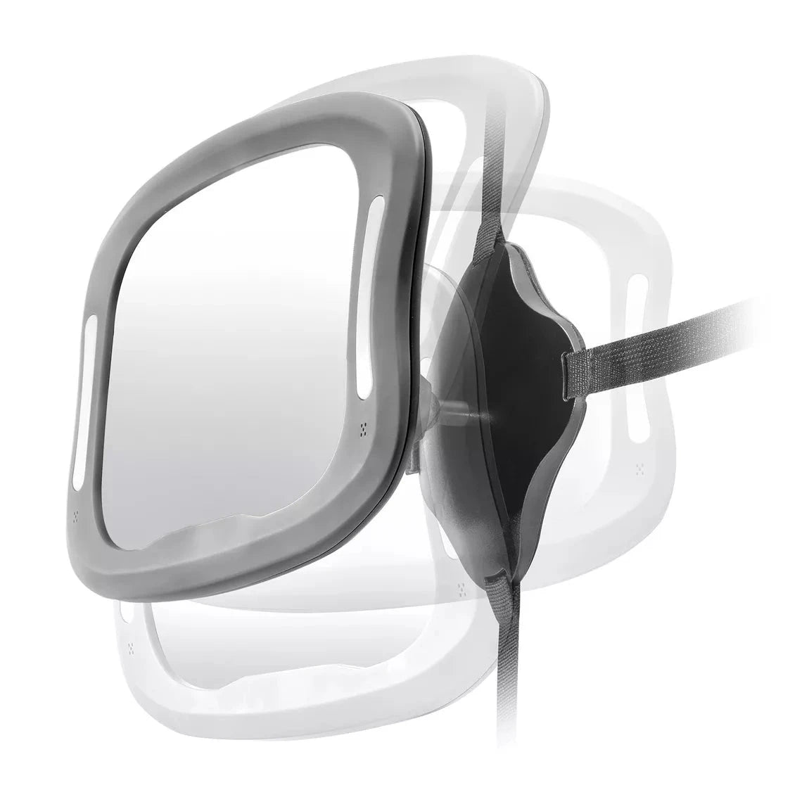 BabyView LED - miroir de sécurité pour voiture avec éclairage BB Cigogne