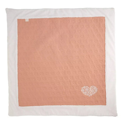 Grand tapis de jeu en coton matelassé - PETIT COEUR BB Cigogne