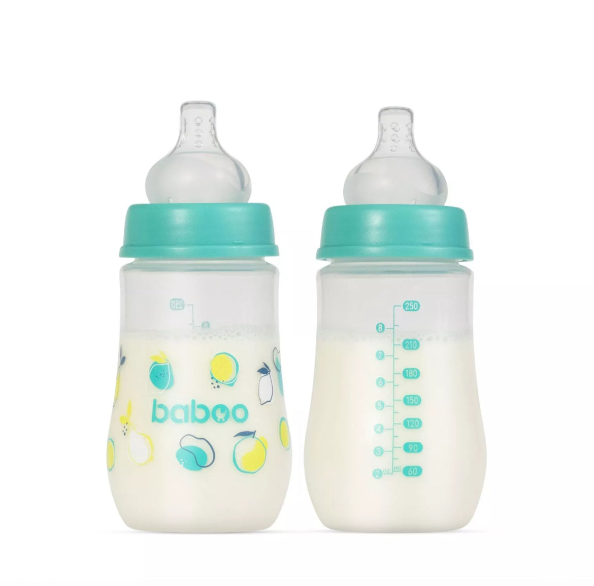 Biberon anti-colique 250 ml, Lagoon Fiesta (3 mois et +) - BABOO Baboo