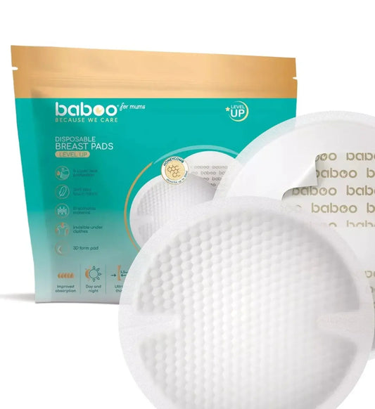 Coussinets d'allaitement jetables BABOO®, 60 pièces BB Cigogne