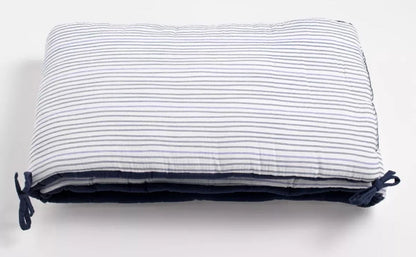 Tour de lit en double gaze de coton - MARINIERE BB Cigogne