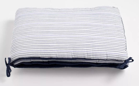 Tour de lit en double gaze de coton - MARINIERE BB Cigogne