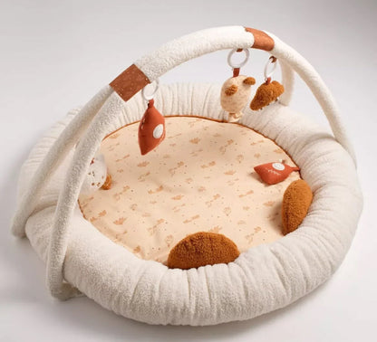 Tapis d'éveil ours en bouclette beige - ORSINO BB Cigogne