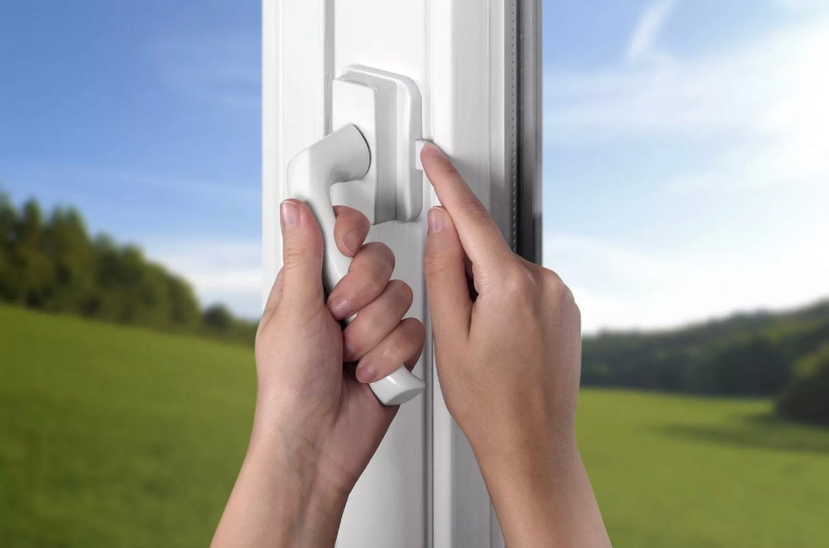 Serrure de porte fenêtre et balcon WinLock ( 3 pièces) - BLANC BB Cigogne