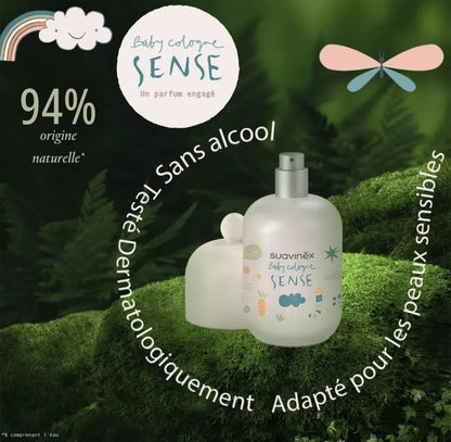 SUAVINEX, SET LAPIN ET COLOGNE SENSE 100ML BB Cigogne