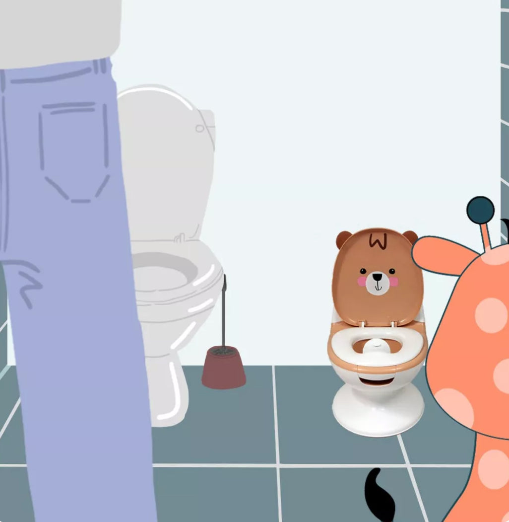 Pot Mini toilette bébé - Ourson Looping
