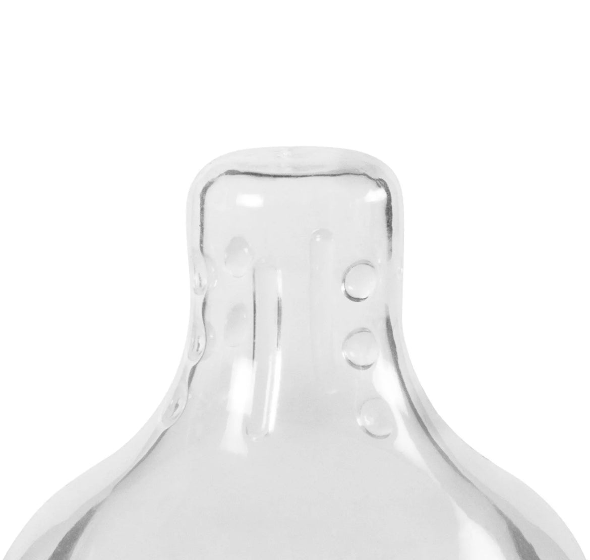 2 Tétines en silicone anti-colique avec technologie 3 valves, col large, débit rapide (6 mois et plus) - BABOO