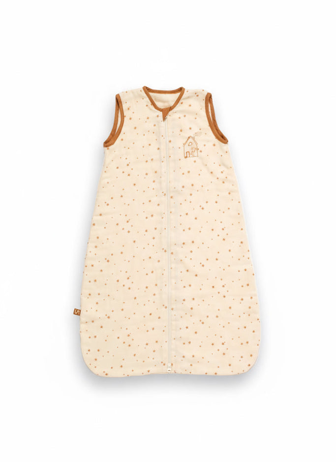 Gigoteuse lange été en coton bio - ORSINO BB Cigogne