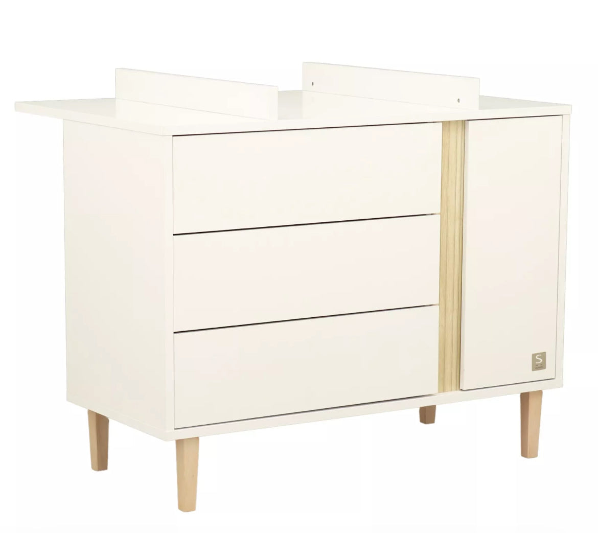 COMMODE 3 TIROIRS 1 PORTE PALOMA BB Cigogne