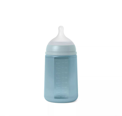 Biberon en silicone 250ml - BLEU BB Cigogne