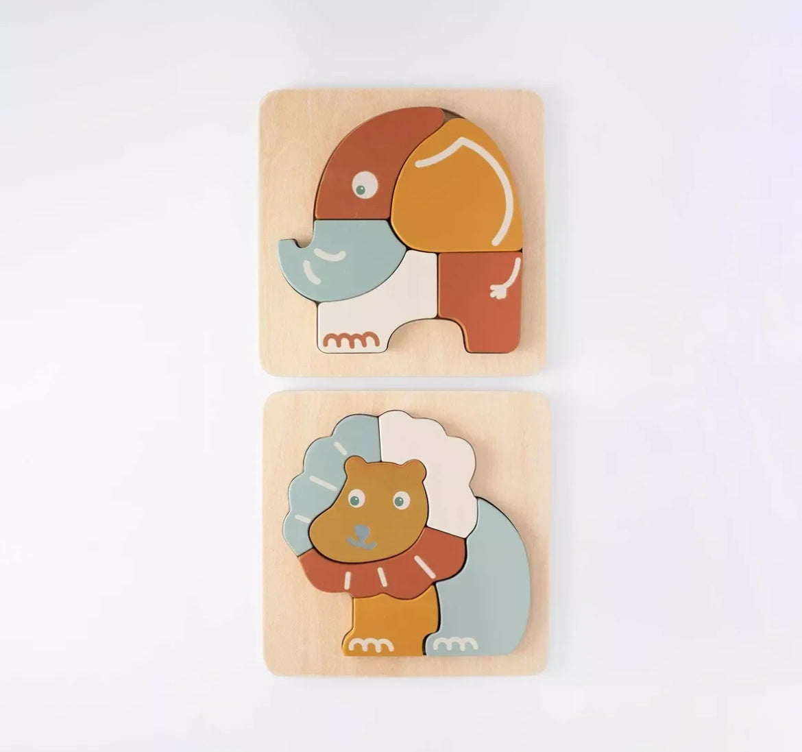 Puzzle x2 bois FSC BB Cigogne