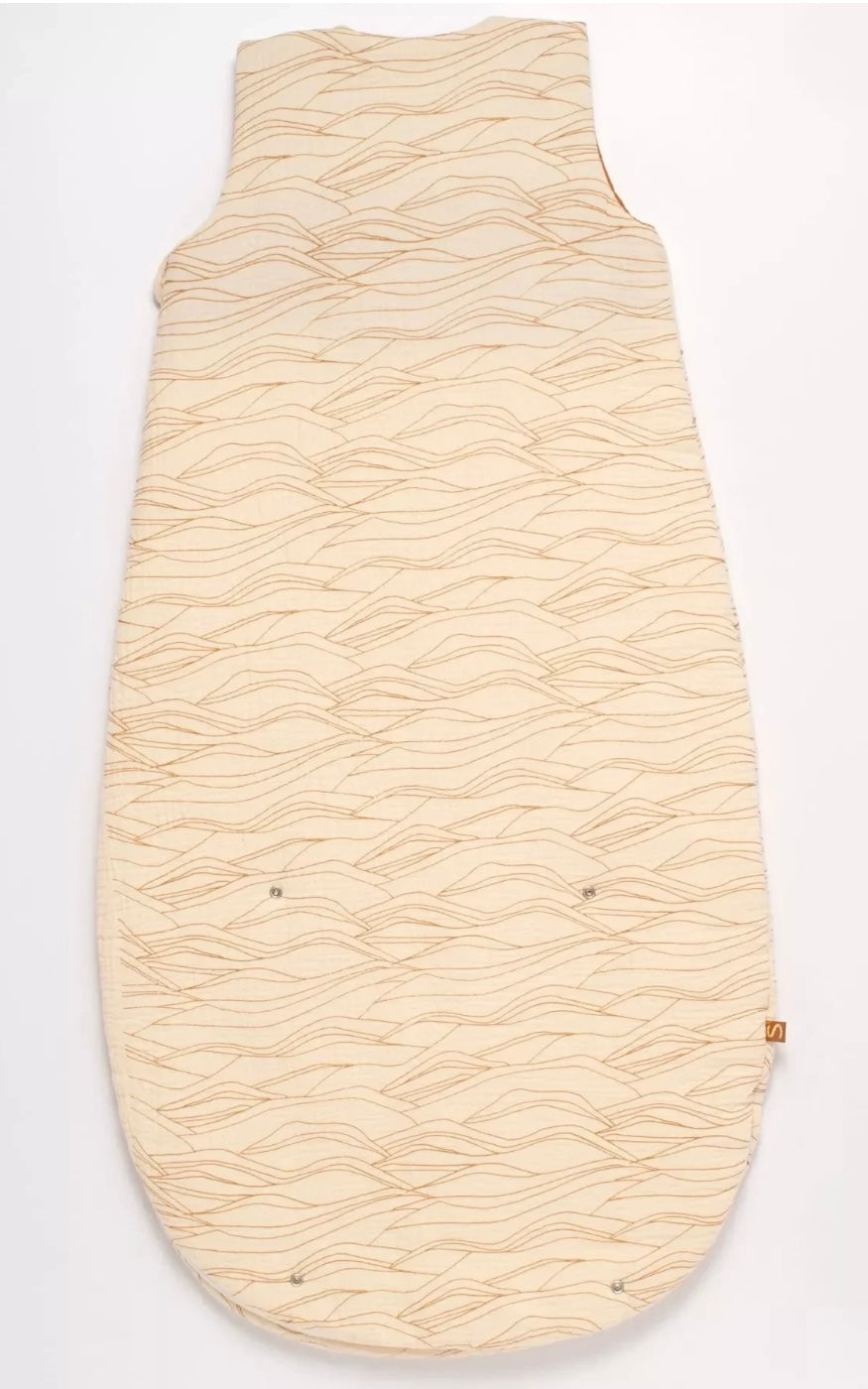 Gigoteuse bébé hiver patch ours en double gaze de coton (Taille 6-24 mois)- ORSINO BB Cigogne