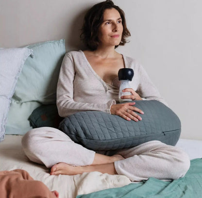 Coussin Allaitement BIG FLOPSY BEABA - GRIS MINERALE Beaba