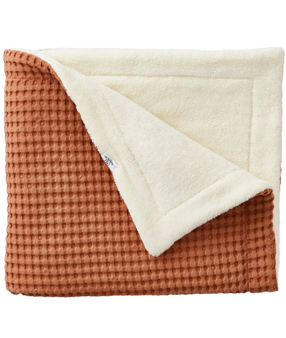 Maxi couverture bébé en coton gaufré - CASSONADE BB Cigogne