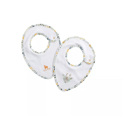 Lot 2 bavoirs - PROMENONS NOUS BB Cigogne