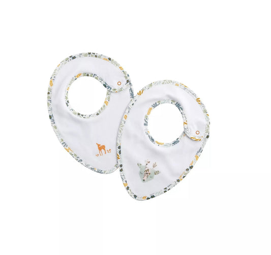 Lot 2 bavoirs - PROMENONS NOUS BB Cigogne