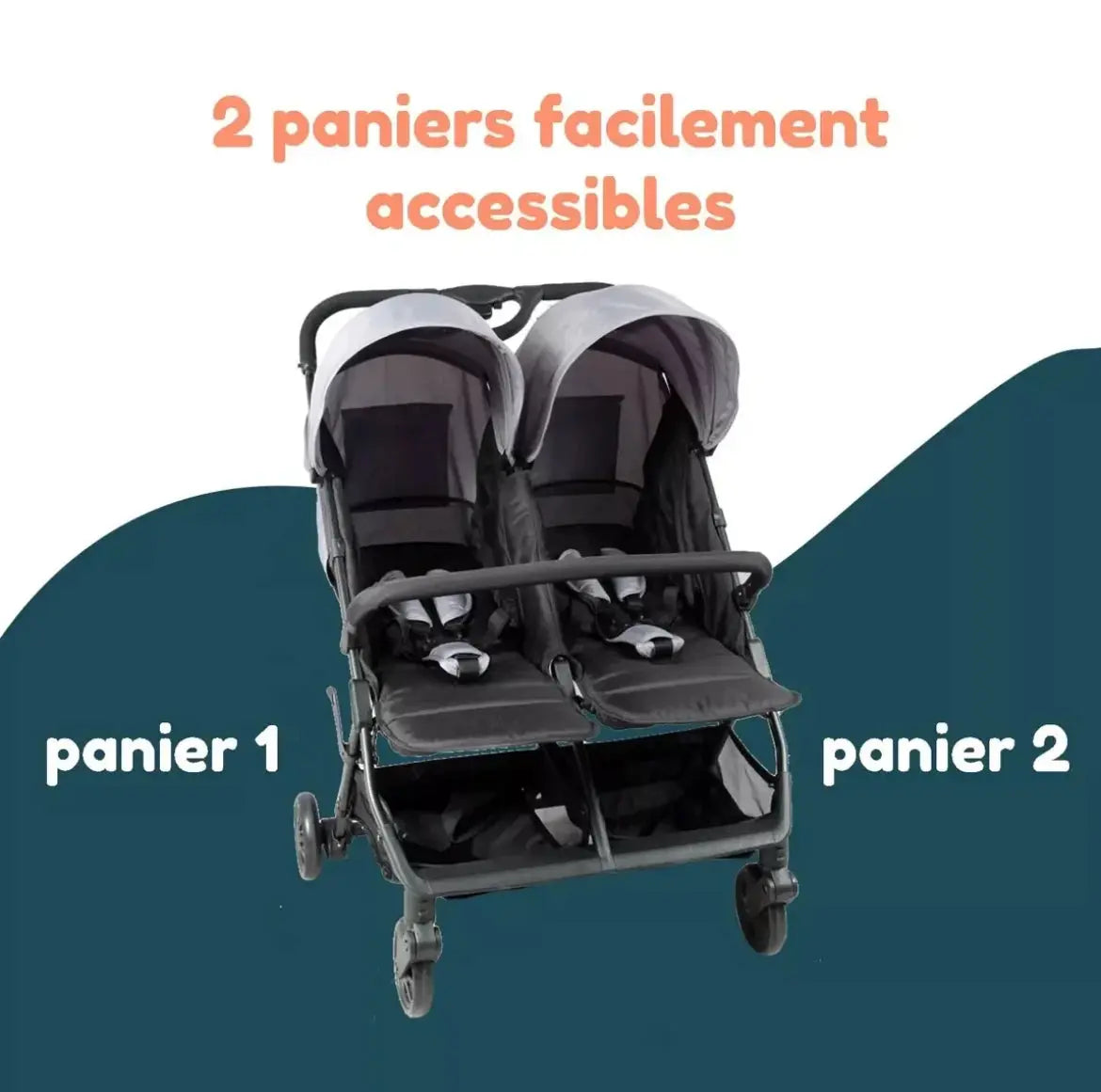 Poussette Double Looping