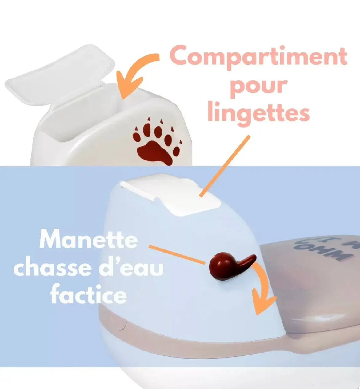 Mini toilette - Ours Looping