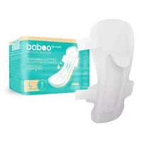 Serviettes hygiéniques de maternité jetables BABOO (Taille M, x10 pièces)