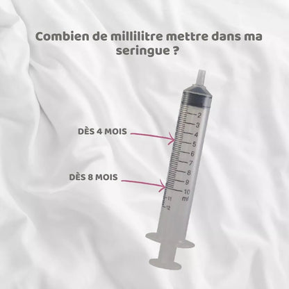 Petit Nez Kit de Seringues nasales Mouche bébé Seringue nasale 2pcs 10 ml + récipient 30ml + Brosse Offerte Petit nez