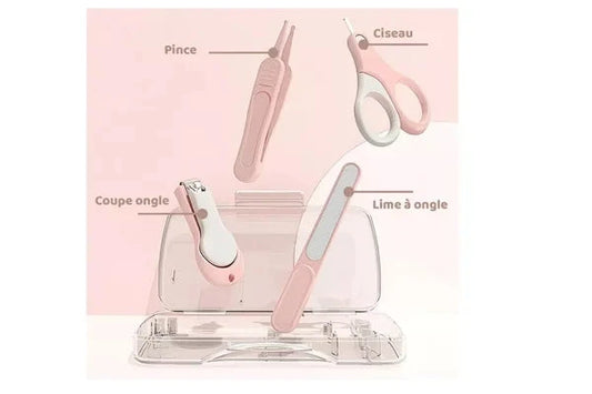 Kit manucure l Petit Bout'chou NaNKit - ROSE BB Cigogne