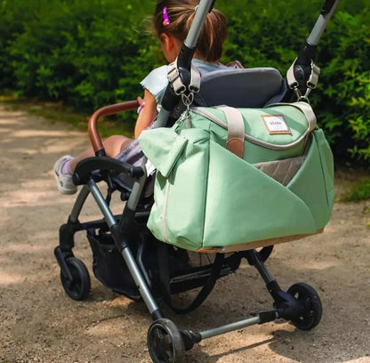 BEABA, Sac Sydney - VERT SAUGE BB Cigogne