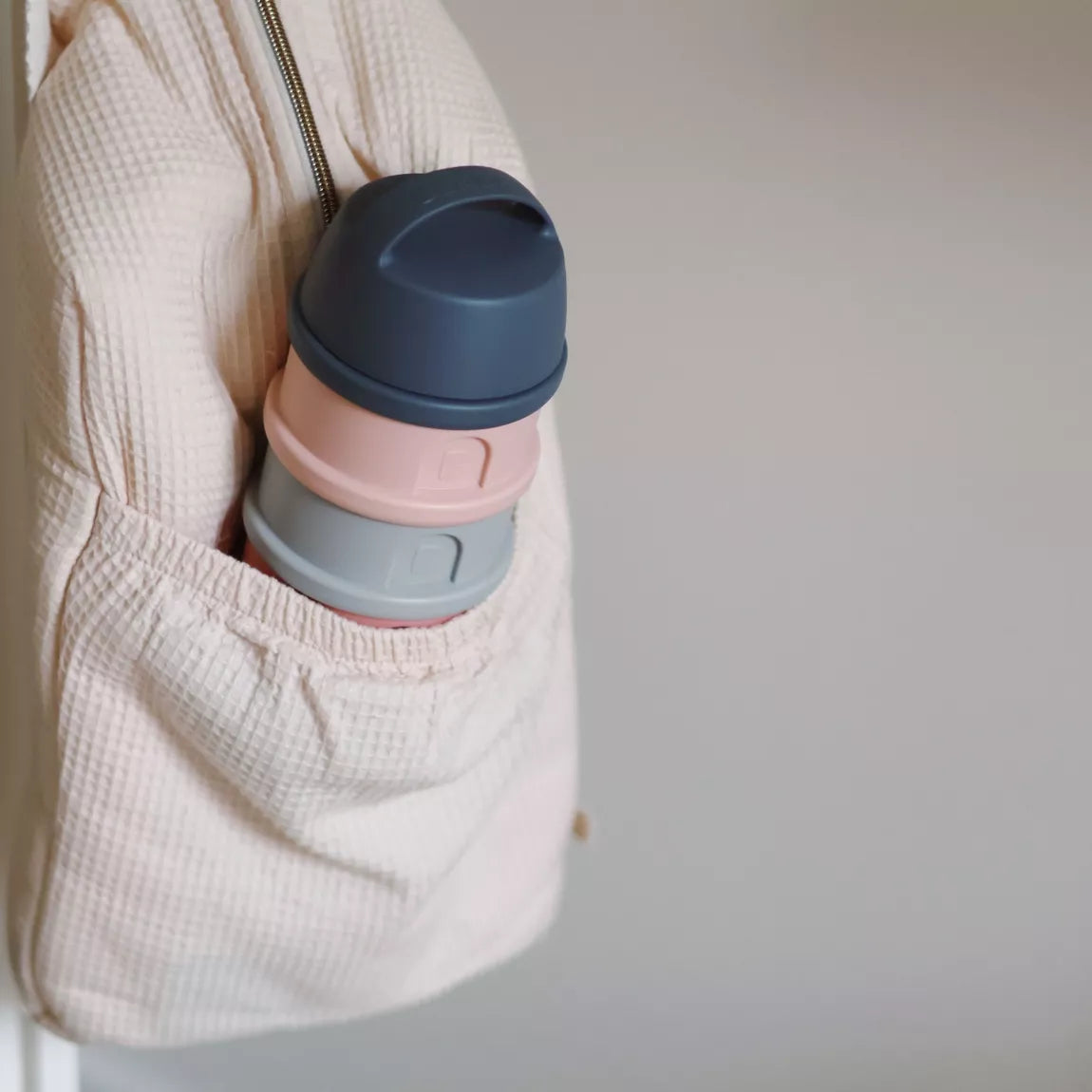 Boîte doseuse BEABA - GRIS/ROSE